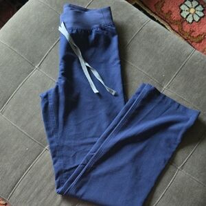 Figs  Navy High Wasisted Scrub Pants